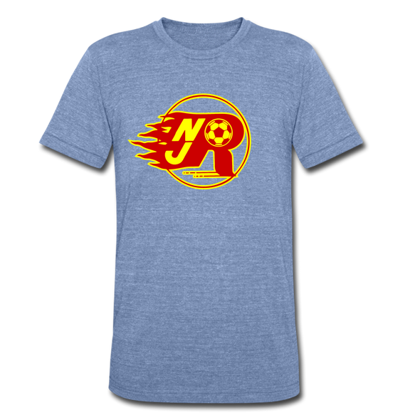 New Jersey Rockets T-Shirt (Tri-Blend Super Light) - heather Blue
