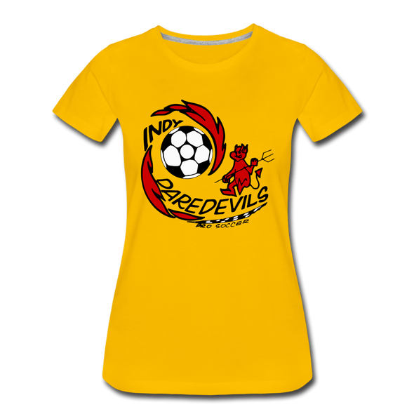 Indy Daredevils Women’s T-Shirt - sun yellow