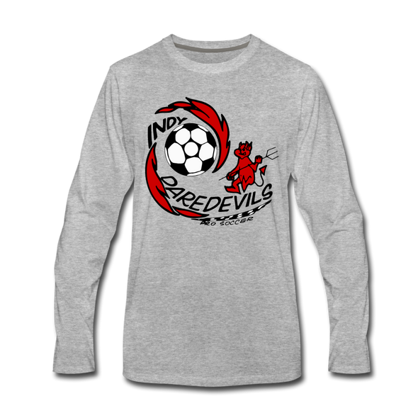 Indy Daredevils Long Sleeve T-Shirt - heather gray