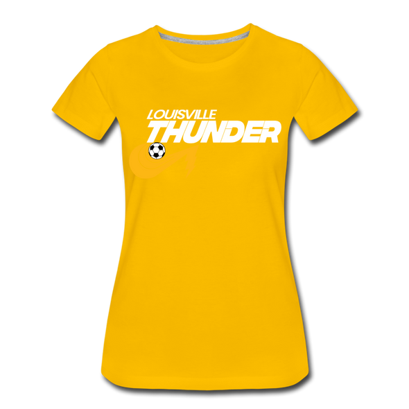 Louisville Thunder Women’s T-Shirt - sun yellow