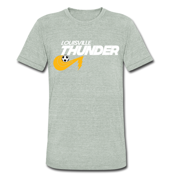 Louisville Thunder T-Shirt (Tri-Blend Super Light) - heather gray