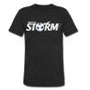 Memphis Storm T-Shirt (Tri-Blend Super Light) - heather black