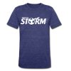 Memphis Storm T-Shirt (Tri-Blend Super Light) - heather indigo