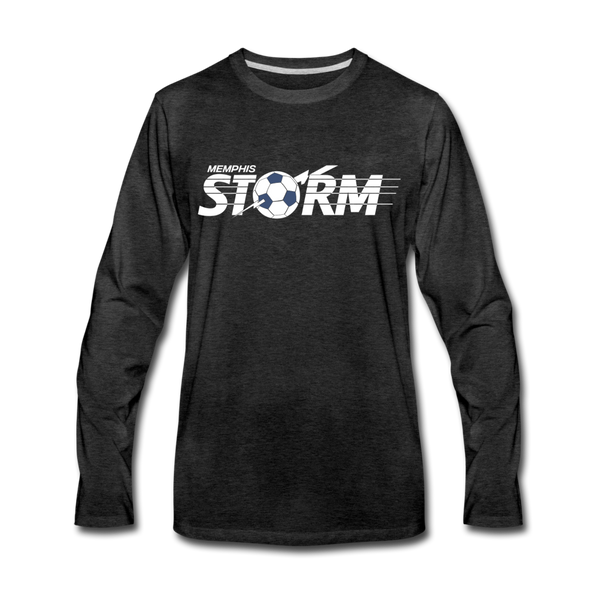 Memphis Storm Long Sleeve T-Shirt - charcoal gray