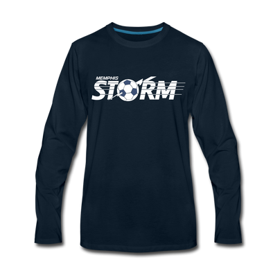 Memphis Storm Long Sleeve T-Shirt - deep navy