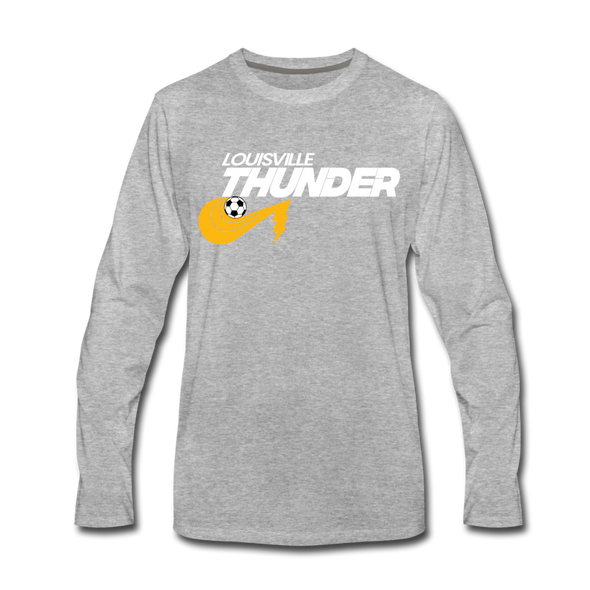 Louisville Thunder Long Sleeve T-Shirt - heather gray