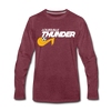 Louisville Thunder Long Sleeve T-Shirt - heather burgundy