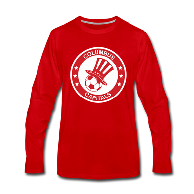 Columbus Capitals Long Sleeve T-Shirt - red