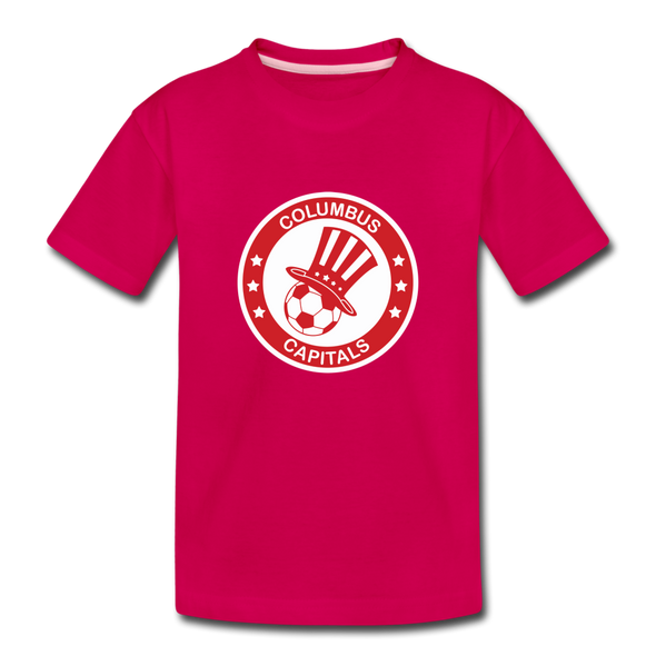 Columbus Capitals T-Shirt (Youth) - dark pink