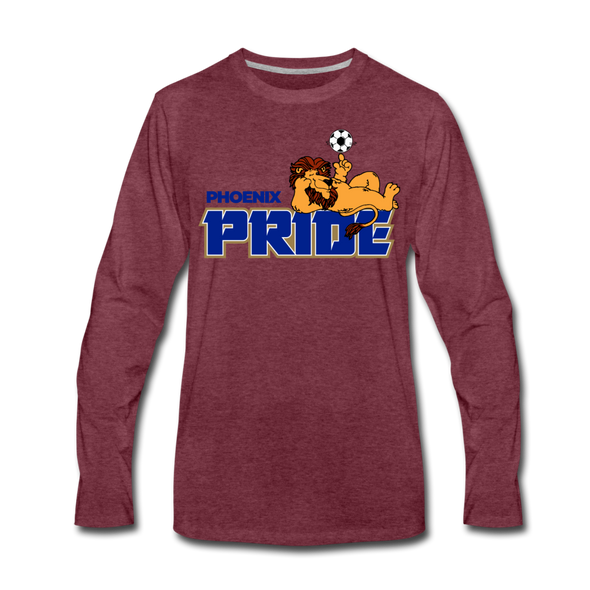 Phoenix Pride Long Sleeve T-Shirt - heather burgundy