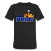 Phoenix Pride T-Shirt (Tri-Blend Super Light) - heather black
