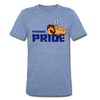 Phoenix Pride T-Shirt (Tri-Blend Super Light) - heather Blue