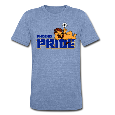 Phoenix Pride T-Shirt (Tri-Blend Super Light) - heather Blue