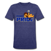 Phoenix Pride T-Shirt (Tri-Blend Super Light) - heather indigo