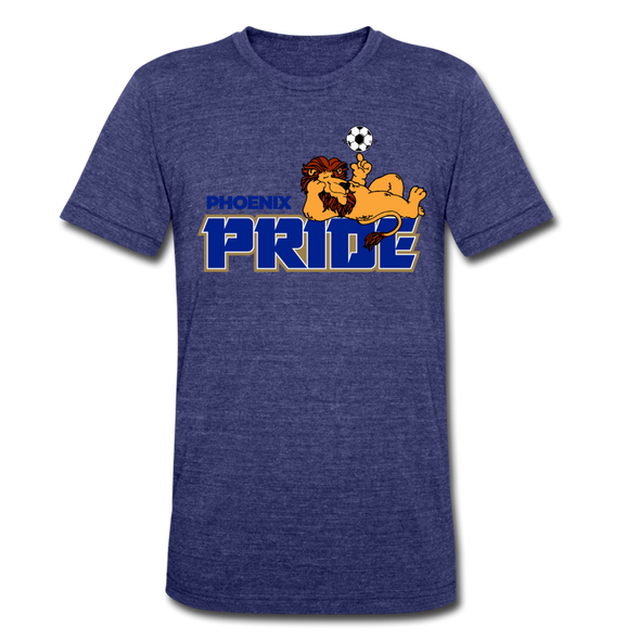 Phoenix Pride T-Shirt (Tri-Blend Super Light) - heather indigo