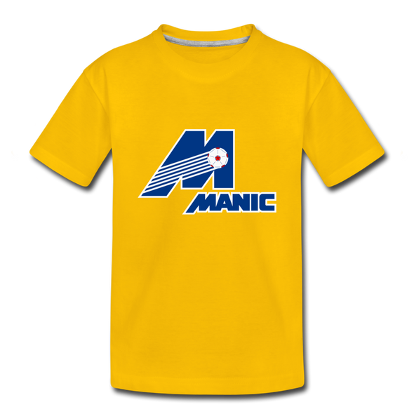 Montreal Manic T-Shirt (Youth) - sun yellow