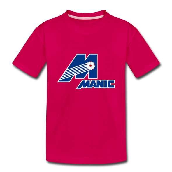 Montreal Manic T-Shirt (Youth) - dark pink