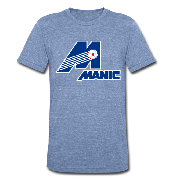 Montreal Manic T-Shirt (Tri-Blend Super Light) - heather Blue