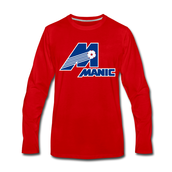 Montreal Manic Long Sleeve T-Shirt - red