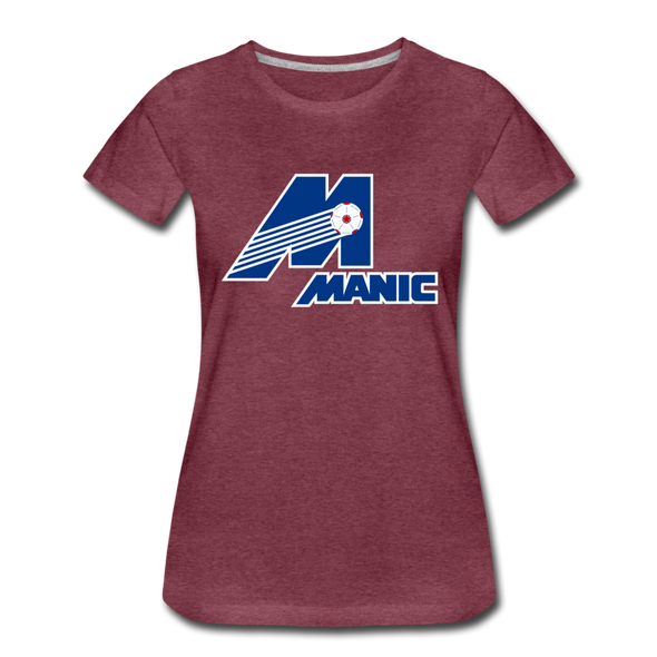 Montreal Manic Women’s T-Shirt - heather burgundy