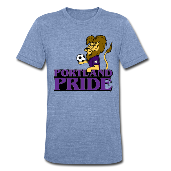 Portland Pride T-Shirt (Tri-Blend Super Light) - heather Blue
