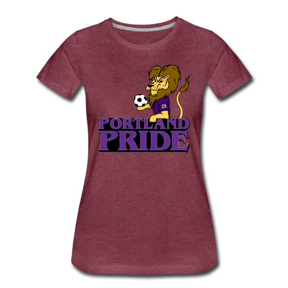 Portland Pride Women’s T-Shirt - heather burgundy