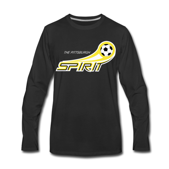 Pittsburgh Spirit Long Sleeve T-Shirt - black