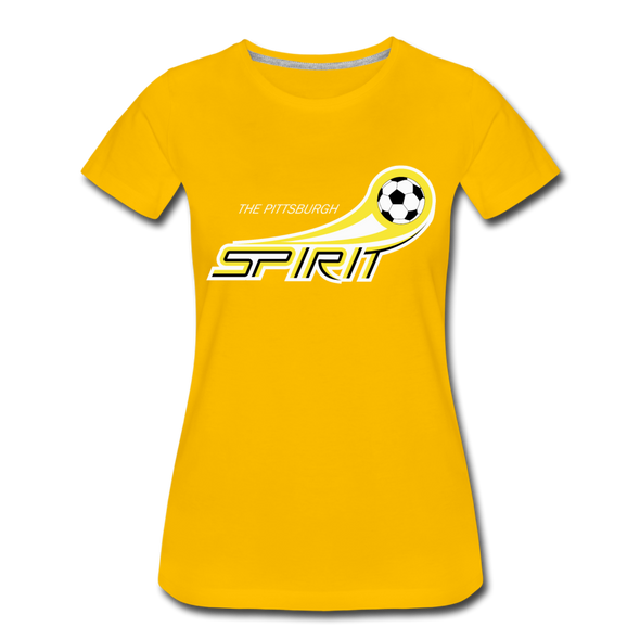 Pittsburgh Spirit Women’s T-Shirt - sun yellow