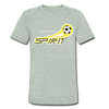Pittsburgh Spirit T-Shirt (Tri-Blend Super Light) - heather gray