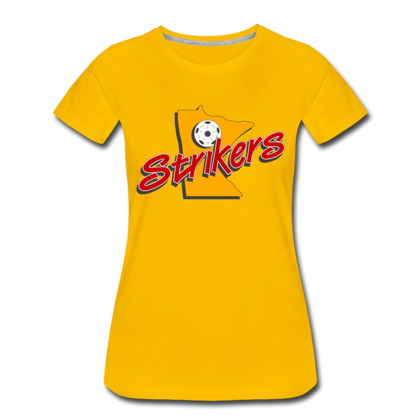 Minnesota Strikers Women’s T-Shirt - sun yellow