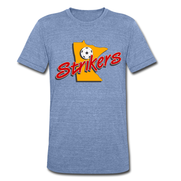 Minnesota Strikers T-Shirt (Tri-Blend Super Light) - heather Blue