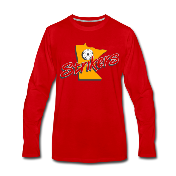 Minnesota Strikers Long Sleeve T-Shirt - red
